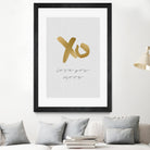 XO Love You More by Dana Shek on GIANT ART - white typography