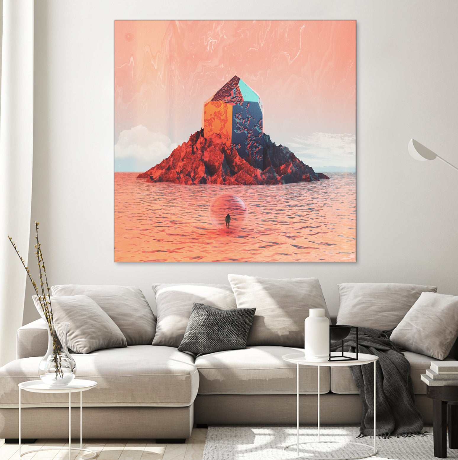 Miracle by Jorge Luis Miraldo on GIANT ART - pink digital painting