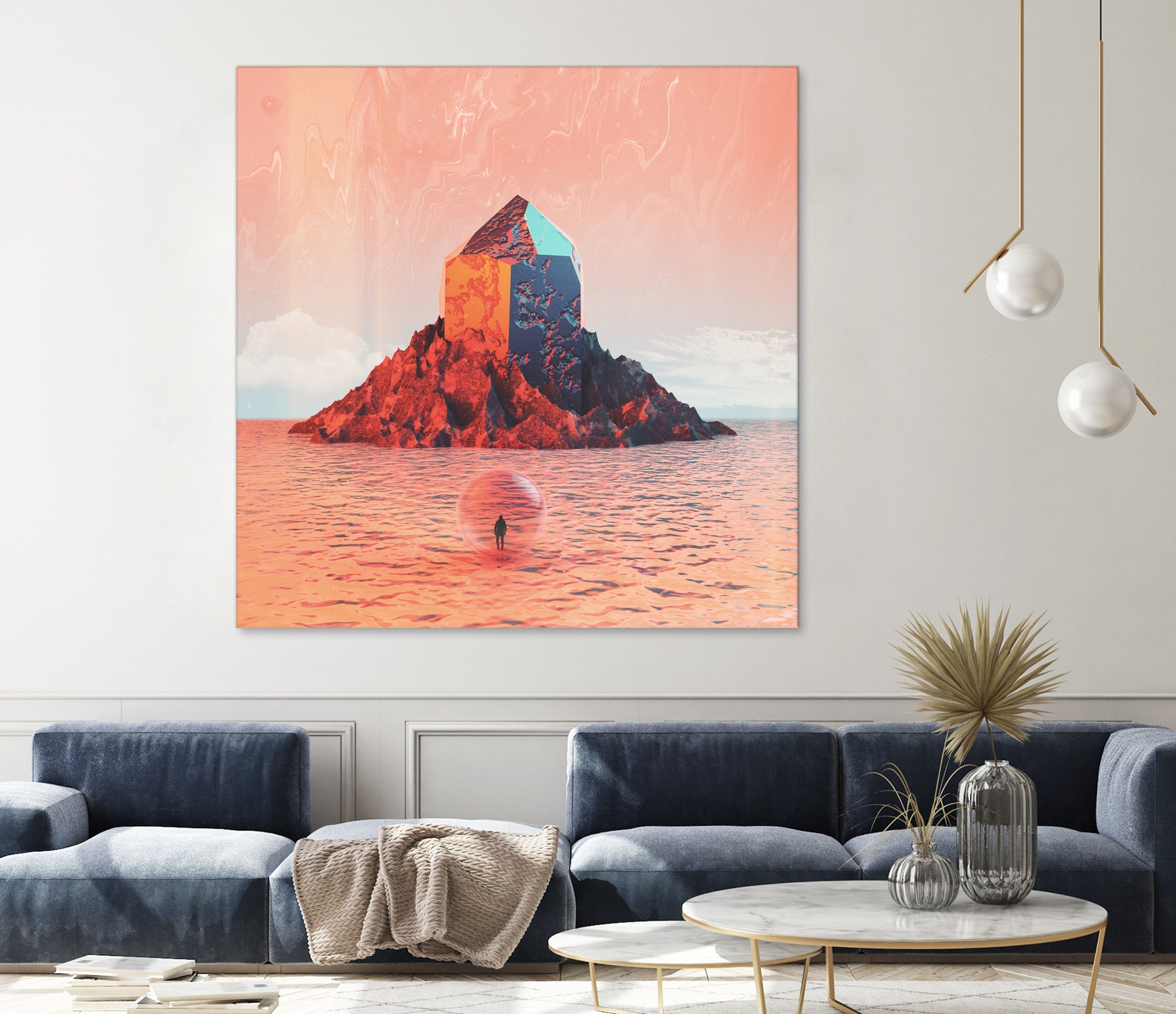 Miracle by Jorge Luis Miraldo on GIANT ART - pink digital painting