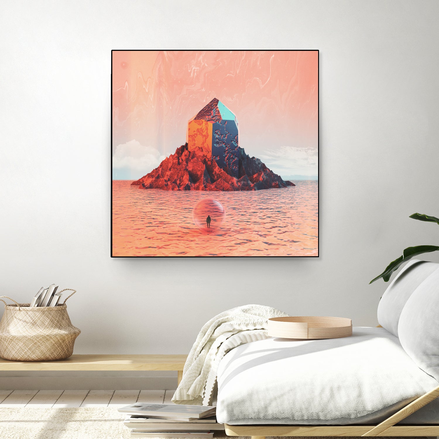 Miracle by Jorge Luis Miraldo on GIANT ART - pink digital painting