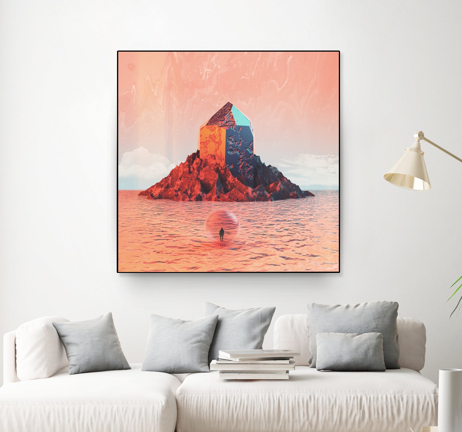 Miracle by Jorge Luis Miraldo on GIANT ART - pink digital painting