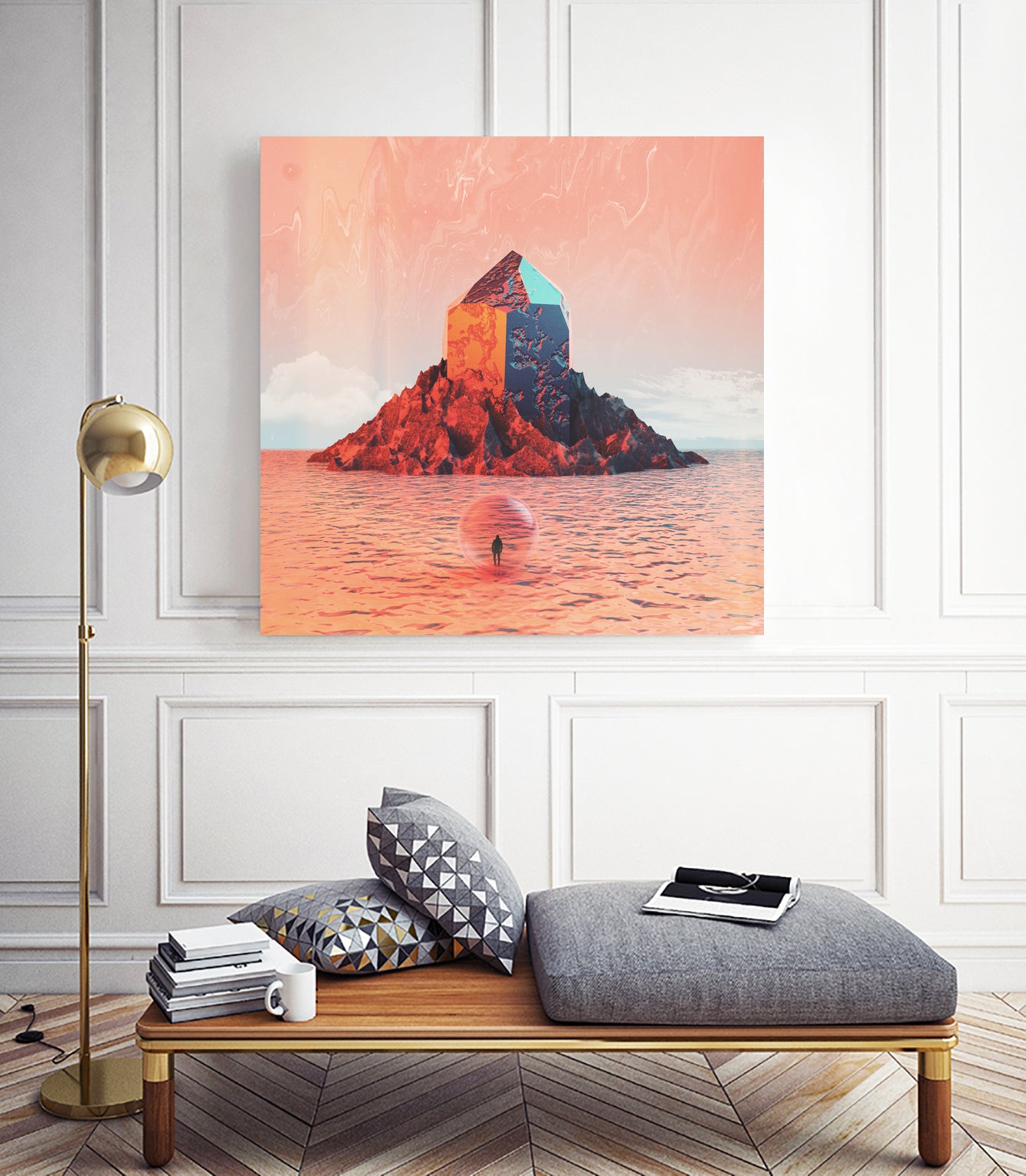 Miracle by Jorge Luis Miraldo on GIANT ART - pink digital painting
