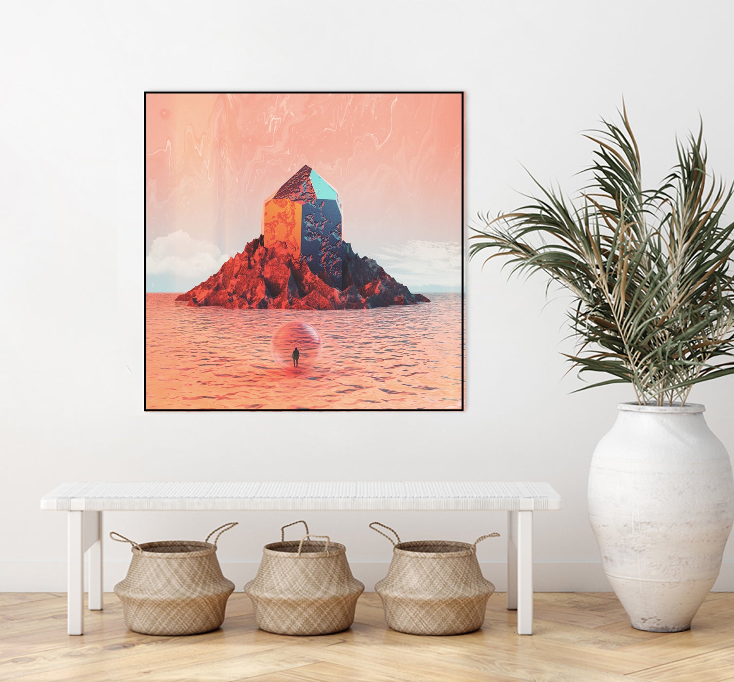 Miracle by Jorge Luis Miraldo on GIANT ART - pink digital painting