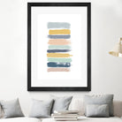 Pastel Stripes by Dana Shek on GIANT ART - white digital painting