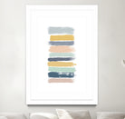 Pastel Stripes by Dana Shek on GIANT ART - white digital painting