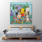 Cartoon Stoners by Proper Ganders on GIANT ART - blue vector illustration