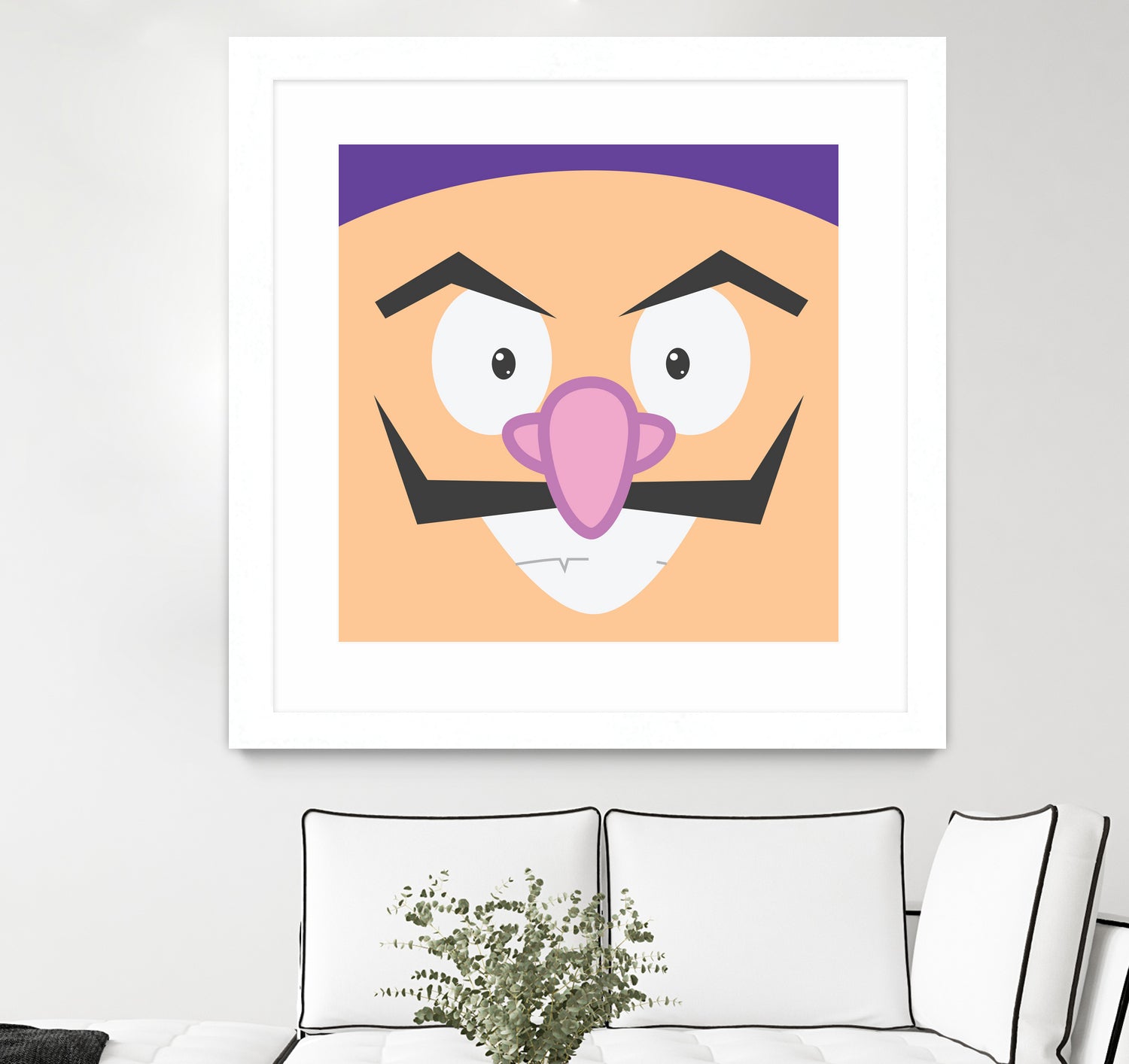 Waluigi by Proper Ganders on GIANT ART - brown vector illustration