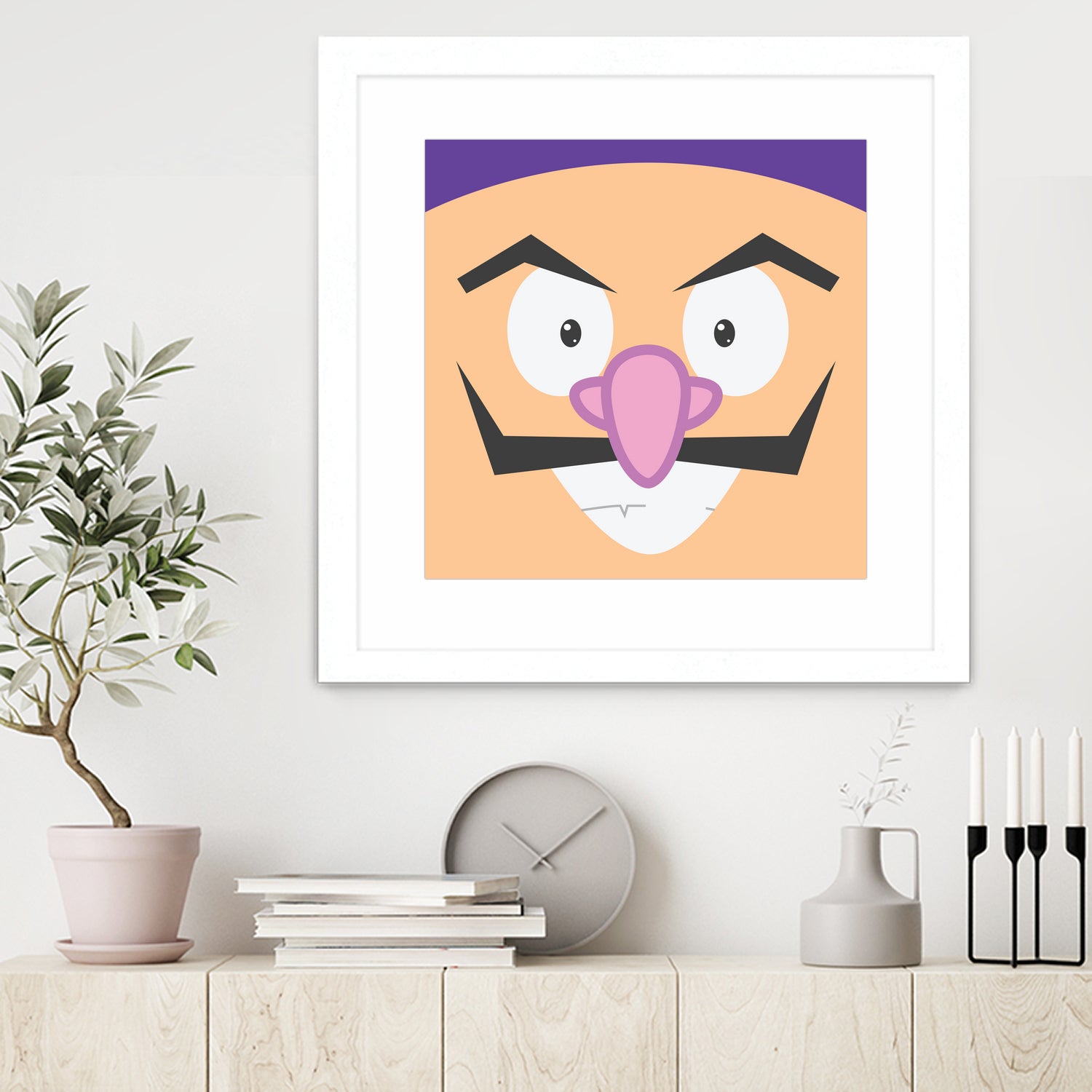 Waluigi by Proper Ganders on GIANT ART - brown vector illustration