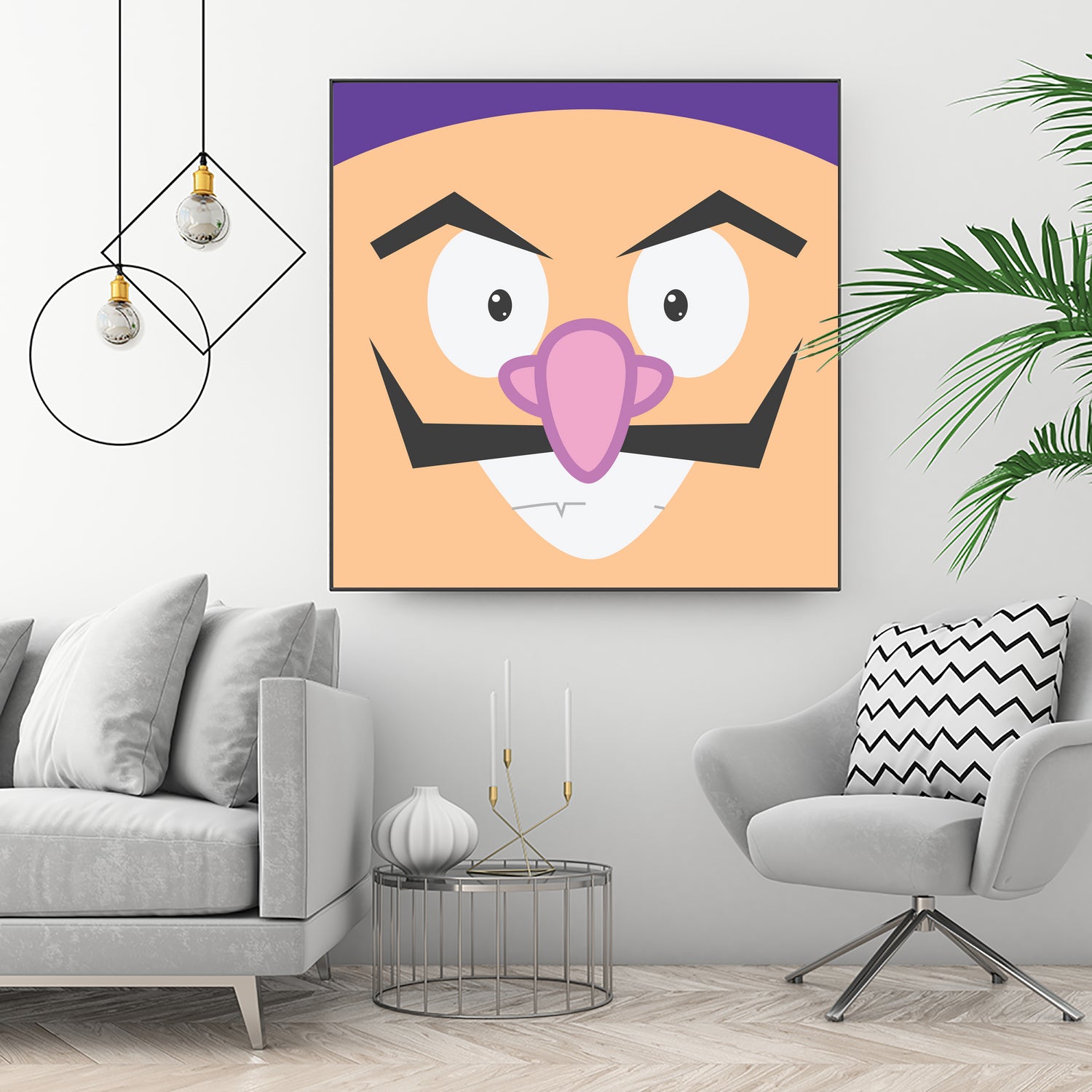 Waluigi by Proper Ganders on GIANT ART - brown vector illustration