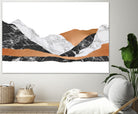 Marble Landscape I by Dana Shek on GIANT ART - white digital painting