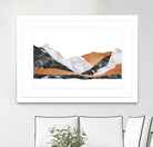 Marble Landscape I by Dana Shek on GIANT ART - white digital painting