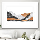 Marble Landscape I by Dana Shek on GIANT ART - white digital painting