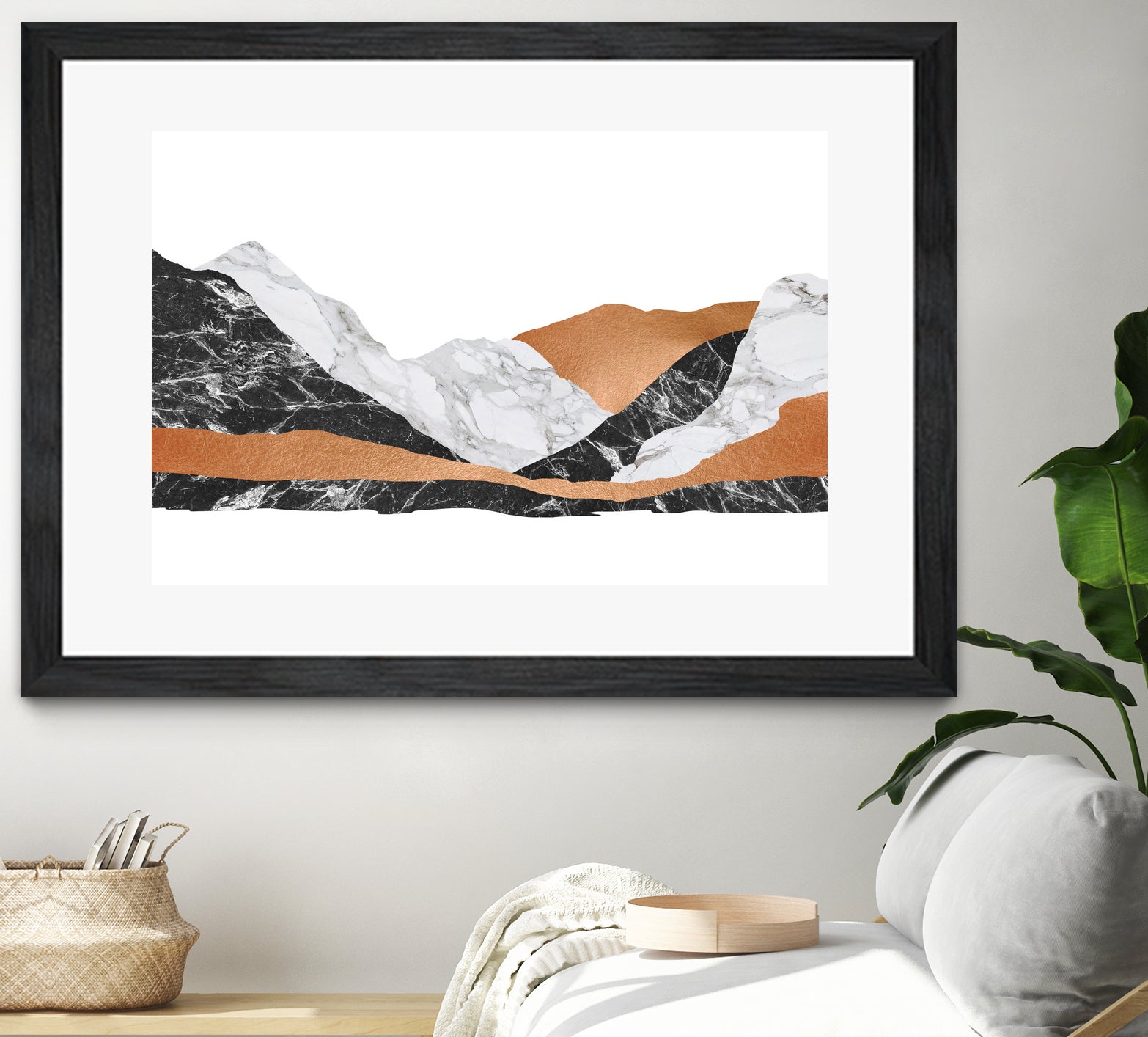 Marble Landscape I by Dana Shek on GIANT ART - white digital painting