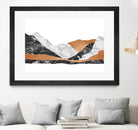 Marble Landscape I by Dana Shek on GIANT ART - white digital painting