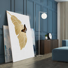 Butterfly & Palm by Dana Shek on GIANT ART - white digital painting