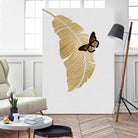 Butterfly & Palm by Dana Shek on GIANT ART - white digital painting