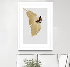 Butterfly & Palm by Dana Shek on GIANT ART - white digital painting