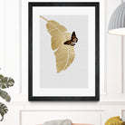 Butterfly & Palm by Dana Shek on GIANT ART - white digital painting