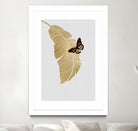 Butterfly & Palm by Dana Shek on GIANT ART - white digital painting