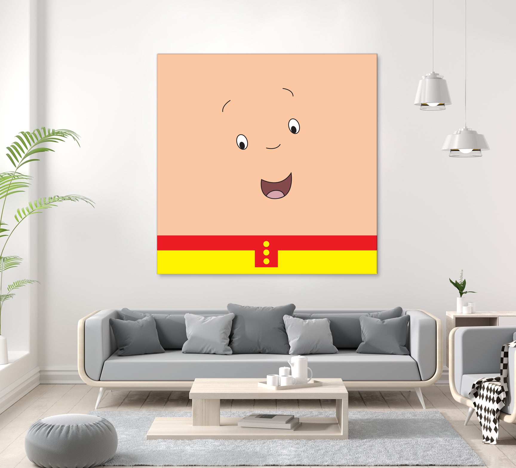 Caillou by Proper Ganders on GIANT ART - brown vector illustration