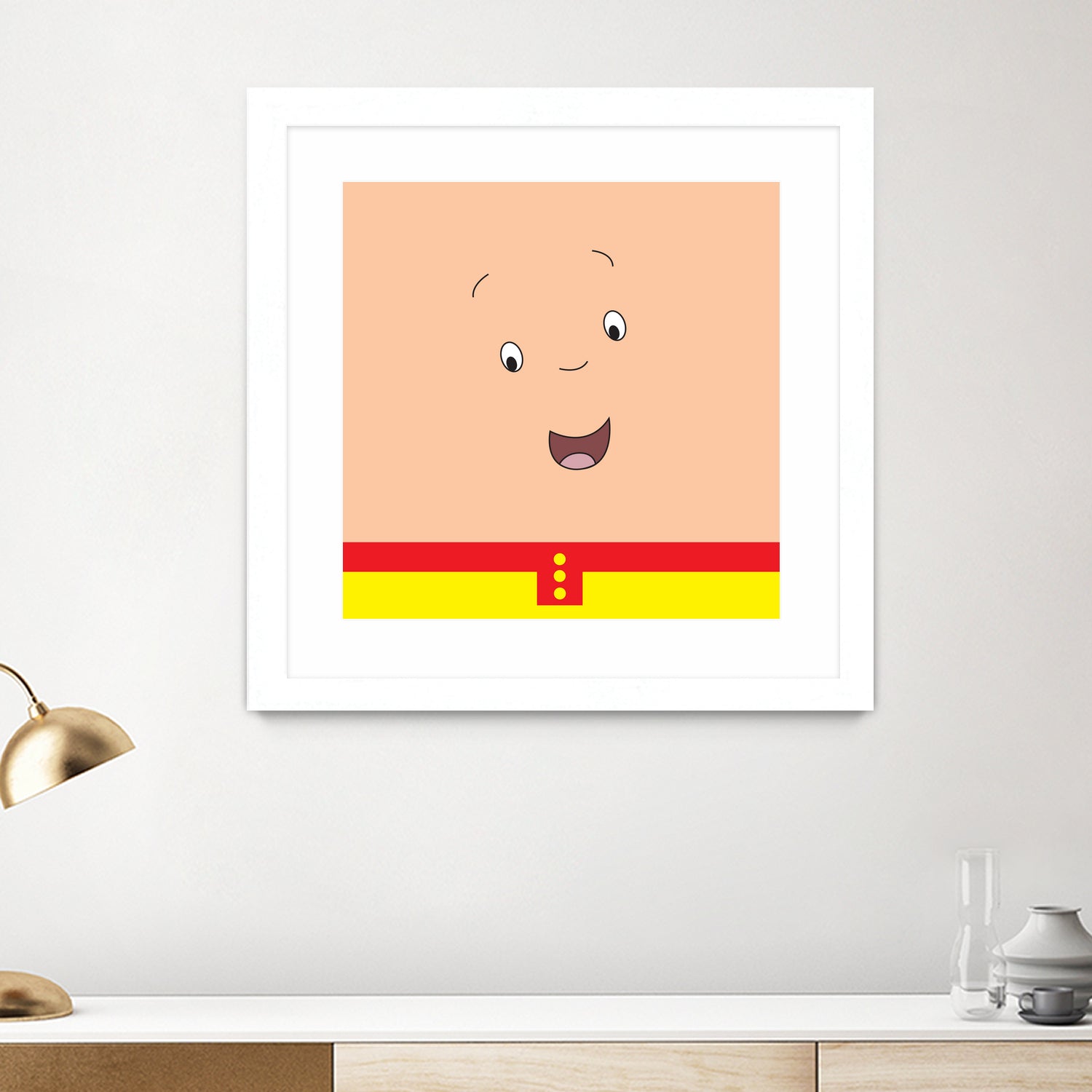 Caillou by Proper Ganders on GIANT ART - brown vector illustration