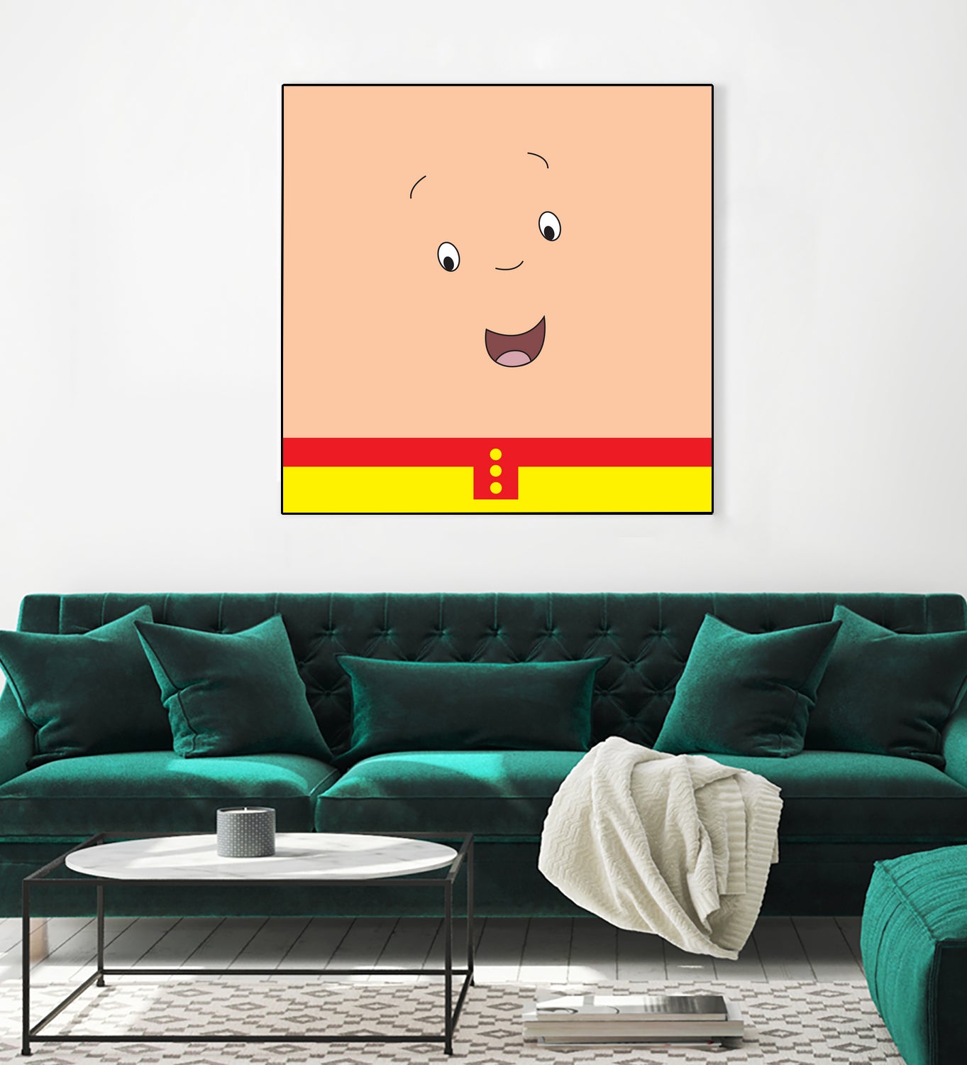 Caillou by Proper Ganders on GIANT ART - brown vector illustration