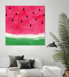 Watermelon Abstract by Dana Shek on GIANT ART - white digital painting