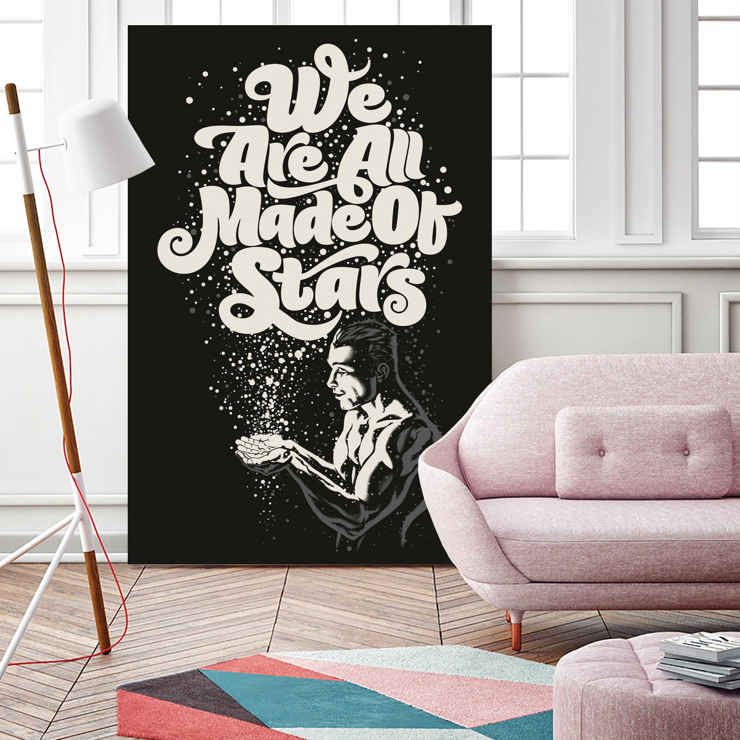 We Are All Made Of Stars by Rubens Scarelli on GIANT ART - black digital painting