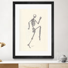 YOGA SKULLS003 by Ballpointpen Illustrator on GIANT ART - white mixed media