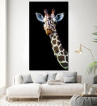 giraffe by Laura Graves on GIANT ART - white digital painting