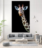 giraffe by Laura Graves on GIANT ART - white digital painting