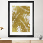 Palm Leaf Gold III by Dana Shek on GIANT ART - white digital painting