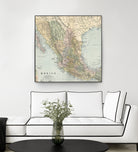 Vintage Map of Mexico (1891) by Adam Shaw on GIANT ART - white photo illustration