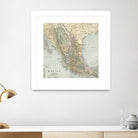 Vintage Map of Mexico (1891) by Adam Shaw on GIANT ART - white photo illustration