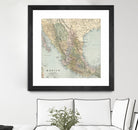 Vintage Map of Mexico (1891) by Adam Shaw on GIANT ART - white photo illustration