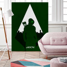 Arrow by Mateus Quandt on GIANT ART - green digital drawing