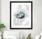 BMW Splatter painting by Jurijs Permanickis on GIANT ART - gray digital painting