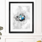 BMW Splatter painting by Jurijs Permanickis on GIANT ART - gray digital painting