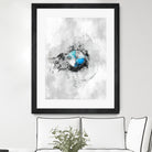 BMW Splatter painting by Jurijs Permanickis on GIANT ART - gray digital painting