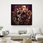 Bloom Skull by Ali Gulec on GIANT ART - red photo illustration