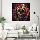 Bloom Skull by Ali Gulec on GIANT ART - red photo illustration