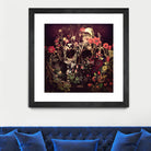 Bloom Skull by Ali Gulec on GIANT ART - red photo illustration