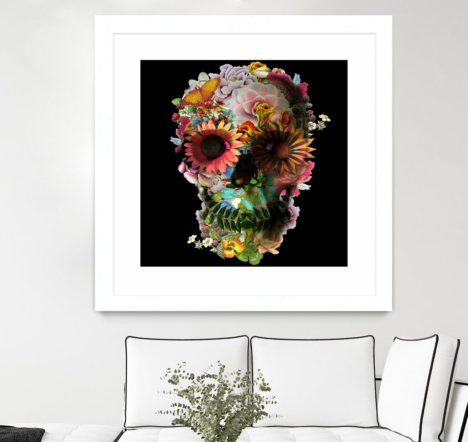 Skull 2 by Ali Gulec on GIANT ART - mixed media