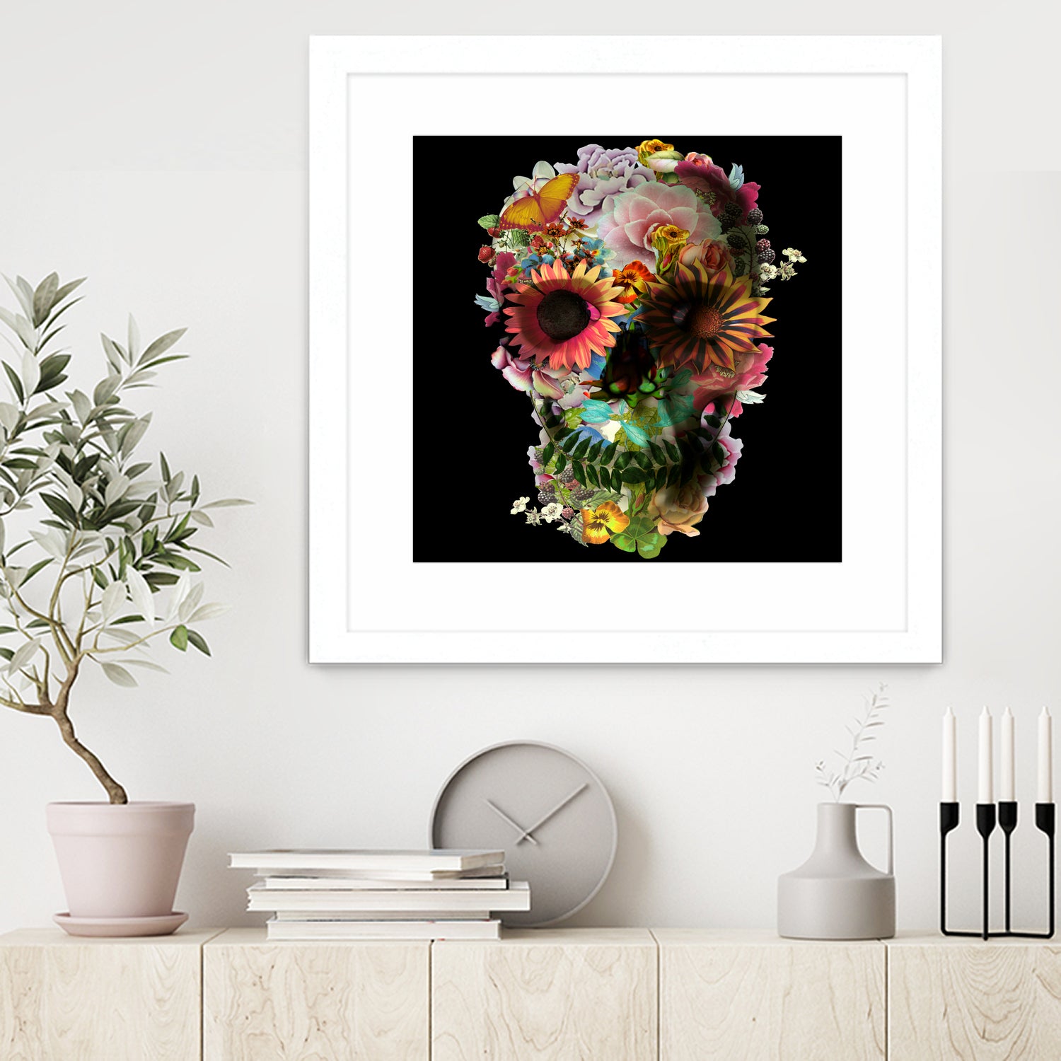 Skull 2 by Ali Gulec on GIANT ART - mixed media