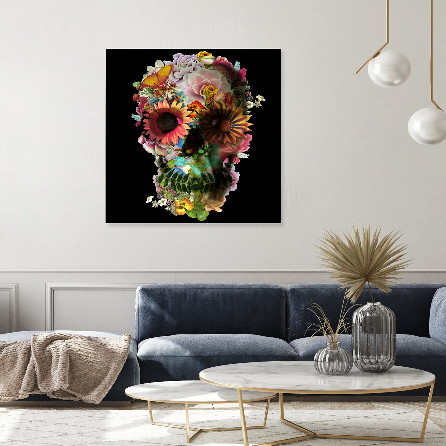 Skull 2 by Ali Gulec on GIANT ART - mixed media