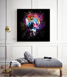 Cosmic Tiger by Ali Gulec on GIANT ART - black photo illustration