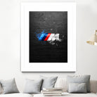 BMW M Power Splatter painting by Jurijs Permanickis on GIANT ART - black digital painting