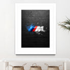 BMW M Power Splatter painting by Jurijs Permanickis on GIANT ART - black digital painting