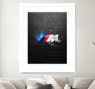 BMW M Power Splatter painting by Jurijs Permanickis on GIANT ART - black digital painting