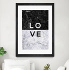 Love Marble by Dana Shek on GIANT ART - white typography